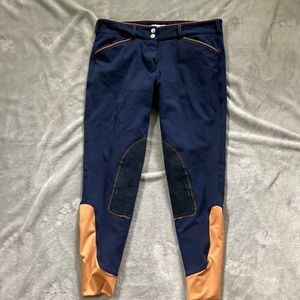 Navy Dover Saddlery Wellesley Breech 30